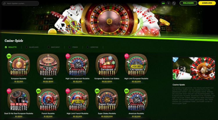 casino roulette bonus