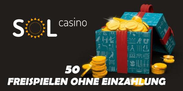 Sol Casino 50 FS Bonus
